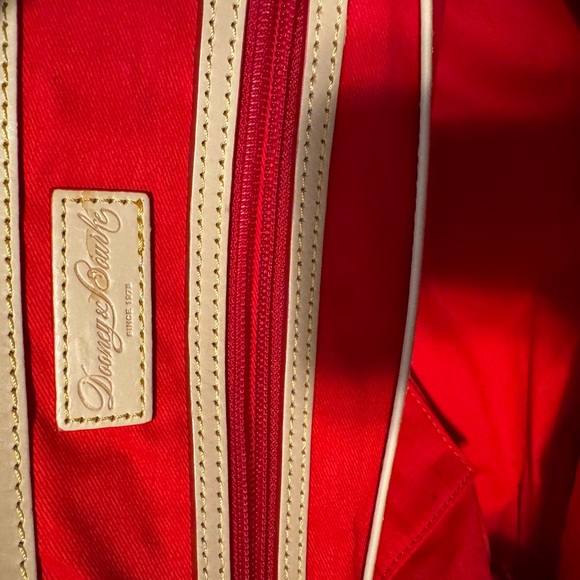 Dooney & Bourke Red and Blue Plaid Satchel - Picture 5 of 7